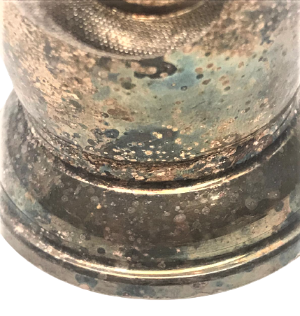 AY YILDIZ KABARTMA ÜZERİ ARMALI SIVAMA ÜZERİ GÜMÜŞ KAPLAMA  TCDDY BARDAK