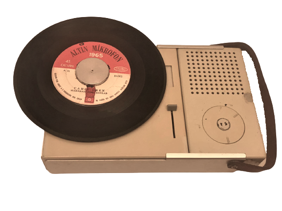  BRAUN TP 1 1950 MODEL RADYO PİKAP PORTEYBIL 6 VOLT KOLEKSİYON