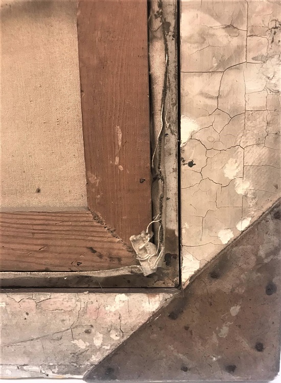 VELİ SAPAZ 85 İMZALI TUAL ÜZERİNE YAGLI BOYA TABLO KENDİ ORJİNAL VARAK CERCEVESİNDE