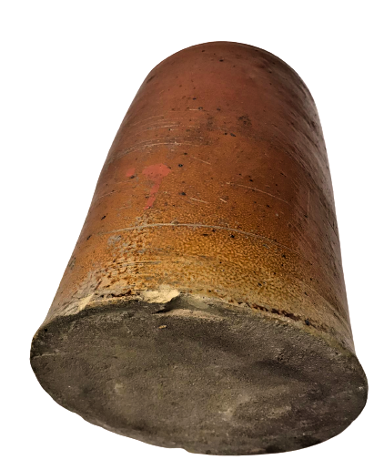 1. DÜNYA SAVAŞI & ÇANAKKALE SAVAŞI SRD. TERRACOTTA  PİŞMİŞ İNGİLİZ KİLİNDEN YAPILMIŞ SIVI SAKLAMA KABI SORUNSUZ KUP