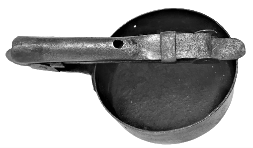 1920 EVLERDE KÖZ ATEŞ ÜZERİNDE KAHVE KAVURMA TAVASI KATLANIR SAPLI SICAK DÖVME DEMİRDEN USTA EL İŞCİLİKLİ