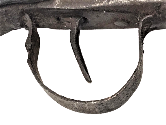 OSMANLI  EL YAPIM  AHŞAP KABZA SICAK DÖGME CELİK CAKMAKLI TABANCA HOROZU EKSİK KOLEKSİYONLUK