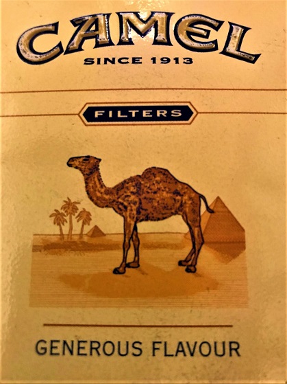 TENEKE TABAKA CAMEL FİLTERS GENEROUS FLAVOUR REKLAMLI TENEKE KAPAKLI SIGARA KUTUSU 