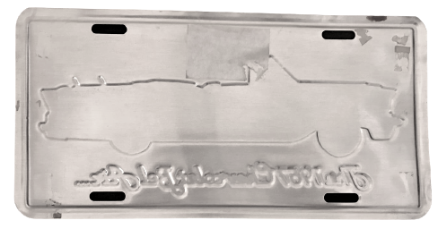 AMERİKAN ALİMÜNYUM KABARTMA BASKI OTO AKSESUAR PLAKA LİSANSLI ORJİNAL ÜRÜNDÜR  THE 1957 CHEVROLET BELAİR 