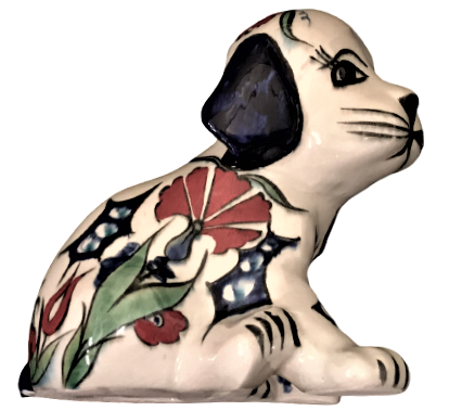 KUTAHYA SERAMİK EL YAPIM VE BOYAMA KÖPEK 