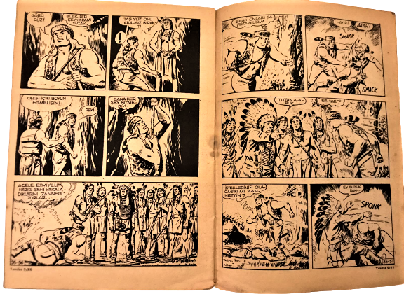 TEKSAS HAFTALIK MECMUA NO:9 FİYATI 250 KRŞ CIKMAMIŞ MACERALAR CİZGİ ROMAN