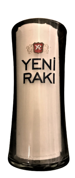 YENİ RAKI  BASKILI  CAM RAKI BARDAGI