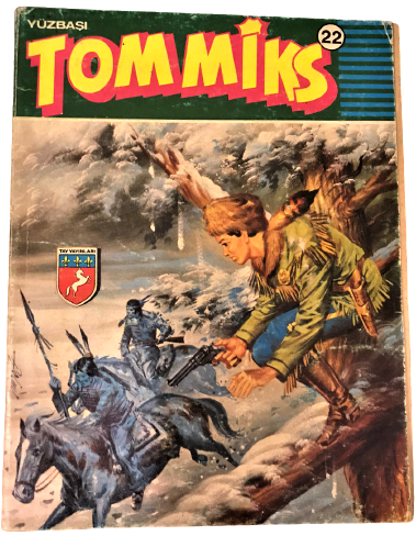 YÜZBAŞI TOMMİKS  22 TAY YAYINLARI 2000 LİRA CİZGİ ROMAN
