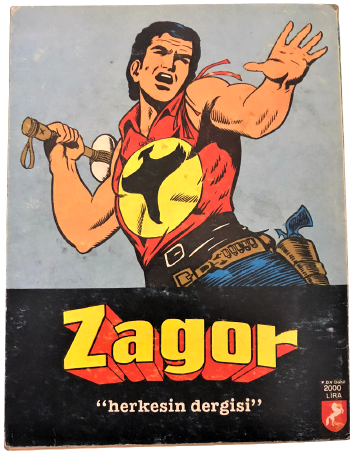 YÜZBAŞI TOMMİKS  22 TAY YAYINLARI 2000 LİRA CİZGİ ROMAN