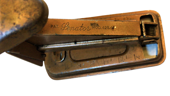 1940  SENATOR STAPLER MOD.425/N  AVUSTURYA ÜRETİMİ METAL ANTİKA TEL ZIMBA KOLEKSİYON ÜRÜNÜ