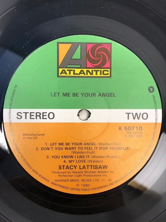 STACY LATTISAW  1980  LET BE  YOUR ANCEL LP UZUN CALAR 33 DEVİR PLAK