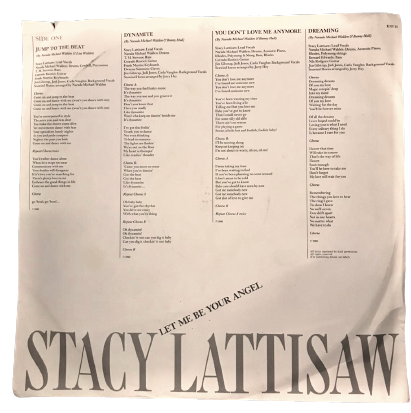 STACY LATTISAW  1980  LET BE  YOUR ANCEL LP UZUN CALAR 33 DEVİR PLAK