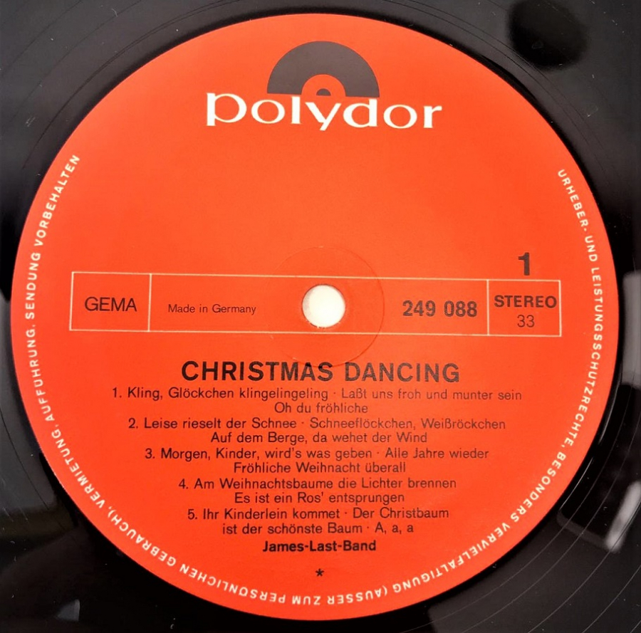 POLYDOR CHRISTMAS DANCING LP UZUN CALAR 33 DEVİR STEREO PLAK 