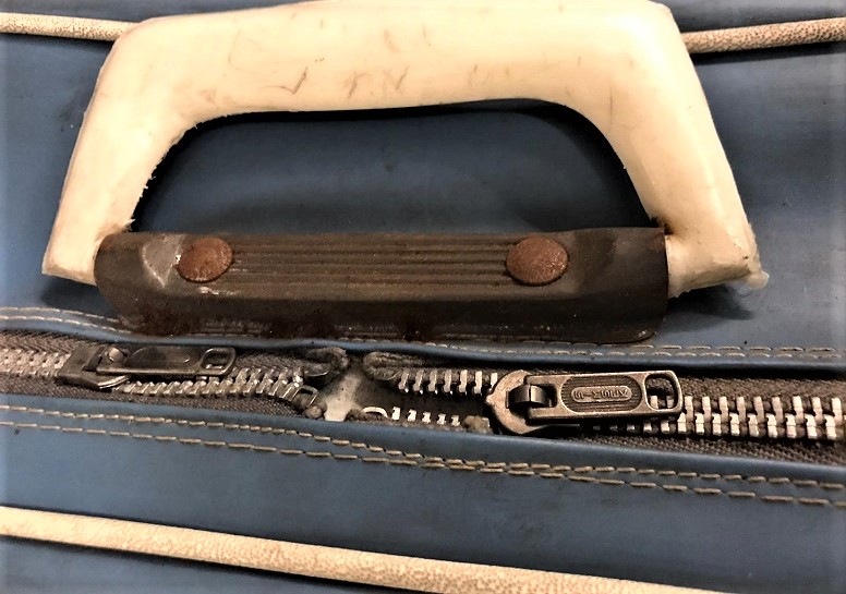 CANTA TURKISH AIRLINES TURK HAVA YOLLARI CANTA FERMUARLI KİLİTLİ  KULPLU SEYEHAT CANTASI 60 LI YILLAR