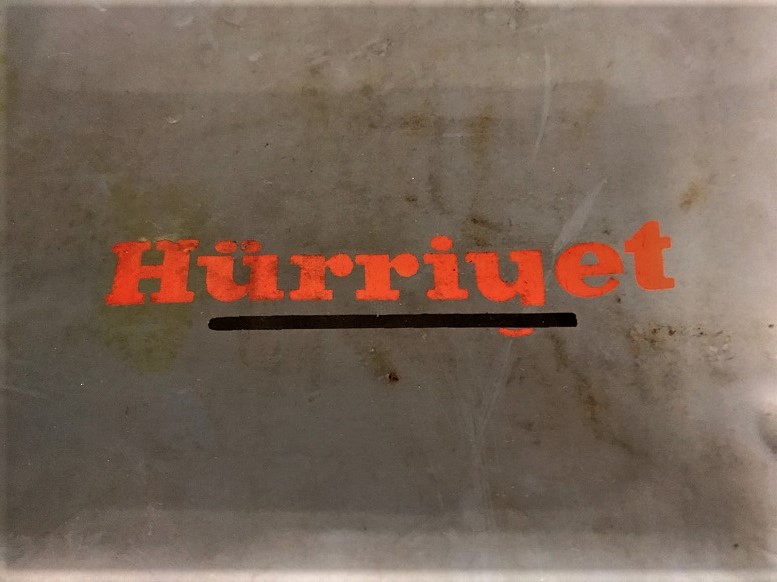 HURRİYET GAZETESİ VINLEKS CANTA FERMUARLI YOLCU SEYAHAT TAŞIMA CANTASI 60 LI YILLAR