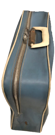 HURRİYET GAZETESİ VINLEKS CANTA FERMUARLI YOLCU SEYAHAT TAŞIMA CANTASI 60 LI YILLAR