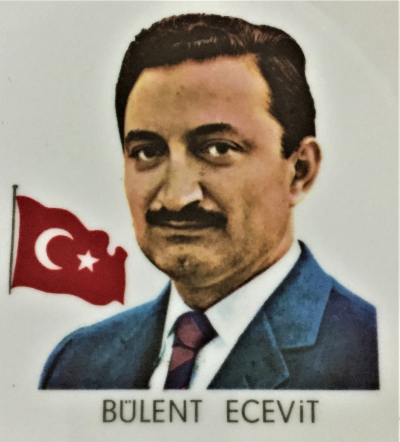 KARA OĞLAN KIBRIS FATİHİ CHP BAŞKANI TÜRKİYENİN  17. BAŞBAKANI BÜLENT ECEVİT 