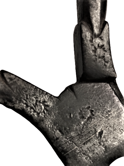 SICAK DÖGME DEMİR MAKAS ÜZERİ EL İŞLEMELİ BÜYÜK BOY 