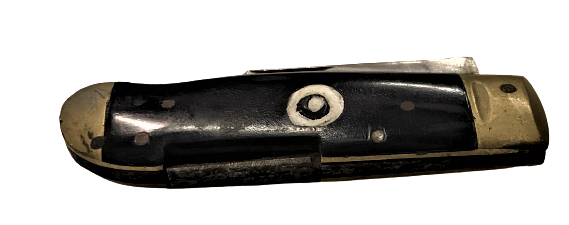 OSMANLI YAZILI DAMGALI EL YAPIM CAKI BAĞ KAPLAMA PİRİNC BAŞLIK YATAK ÇELİK ÜSTÜNE