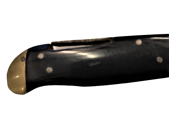 OSMANLI YAZILI DAMGALI EL YAPIM CAKI BAĞ KAPLAMA PİRİNC BAŞLIK YATAK ÇELİK ÜSTÜNE