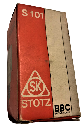 S 101 MINI STOTZ  BBC L 25 A OTOMATİK PORSELEN ESKİ MODEL SİGORTA