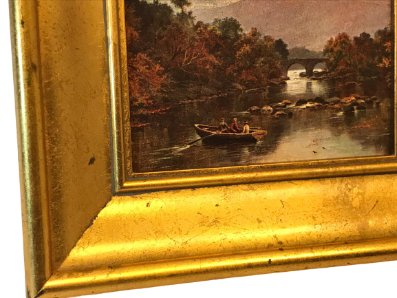 ALTIN VARAK İTALYAN AHŞAP CERCEVEDE İÇİNDE CİZİM POSTA KART RUSYADAN 