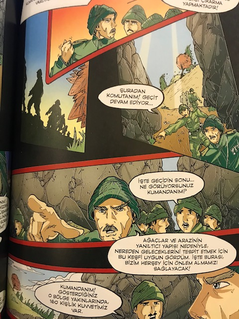 İNSANLIGIN ŞAVAŞI YENDİGİ YER CANAKKALE DESTANI BELGESEL CİZGİ ROMAN