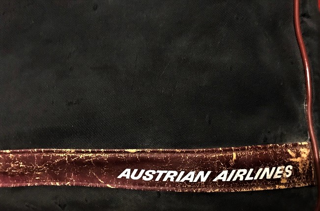 AUSTRIAN AIRLINES BAG HAVA YOLLARI LEGOLU  BAGAJ TAŞIMA CANTASI FERMUARLI TAŞIMA EL BEZ KULPLU