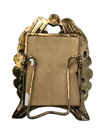 GÜMÜŞ 925 AYAR RESİM  CERCEVESİ AYAKLI UFAK BOY ÇERÇEVE 65 X 47 MM