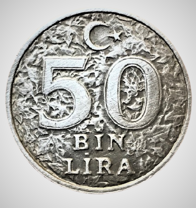 13-17 KASIM 1996 DUNYA GIDA ZİRVESİ ROMA  50 BİN LİRA1996 YILI HATIRA PARA 