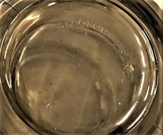 ARCOPAL FRANCE  6 KİŞİLİK CAY TAKIMI ŞEFFAF FÜME RENKDE CAM  FRANSIZ MALI