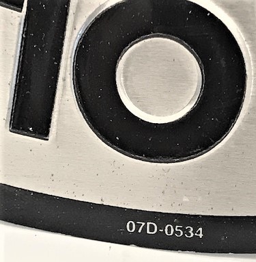 GLOCK SAFE ACTION PISTOLS LOCK PERFECTION DAİRESEL ALİMÜNYUM KABARTMA YAZILI TABELA LİSANSLI ÜRÜNDÜR