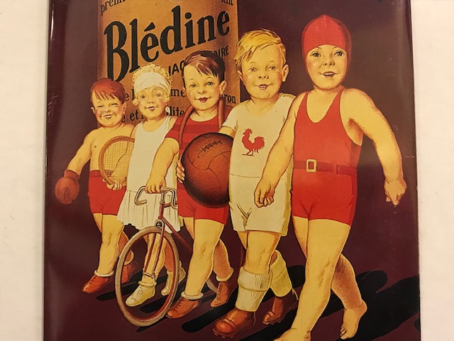 LA BLEDİNE PREPARE DES GENERATIONS D'ANHLETES POUR LES ENFANTS EN BAS AĞE PREMİER ALİMENT APRES LE LAİT BLEDİNE REKLAM TENEKE TABELA 