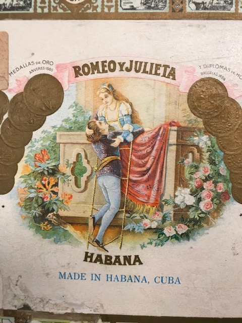 ROMEO Y JULİETA HABANA CUBA AHŞAP BOŞ PURO KUTUSU