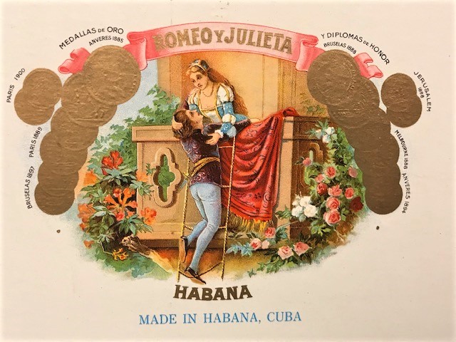 ROMEO Y JULİETA HABANA CUBA AHŞAP BOŞ PURO KUTUSU