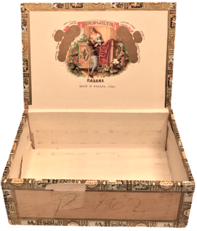 ROMEO Y JULİETA HABANA CUBA AHŞAP BOŞ PURO KUTUSU