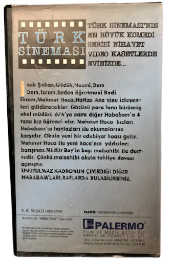 VHS SİNEMA KASEDİ HABABAM SINIFI TATİLDE KEMAL SUNAL ŞENER ŞEN ERTEM EGİLMEZ ARZU FİLM