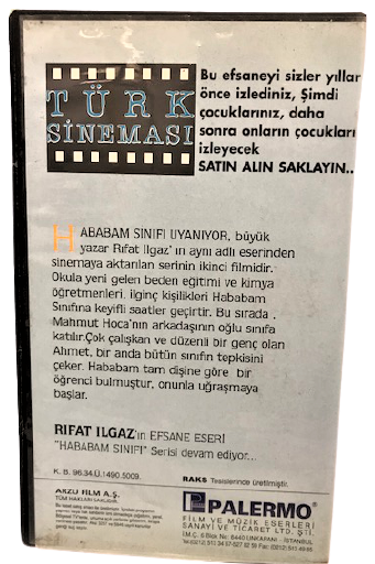 VHS SİNEMA KASEDİ HABABAM SINIFI UYANIYOR KEMAL SUNAL ŞENER ŞEN ERTEM EGİLMEZ ARZU FİLM