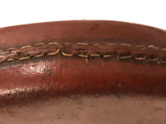 DEMİR YOLLARI CALIŞANLARININ KULLANDIGI DERİ MUHAFAZALI EL DİKİŞLİ PİRİNC CEVİRMELİ MEKANİK BEZ ŞERİT METRE 20 METRELİK