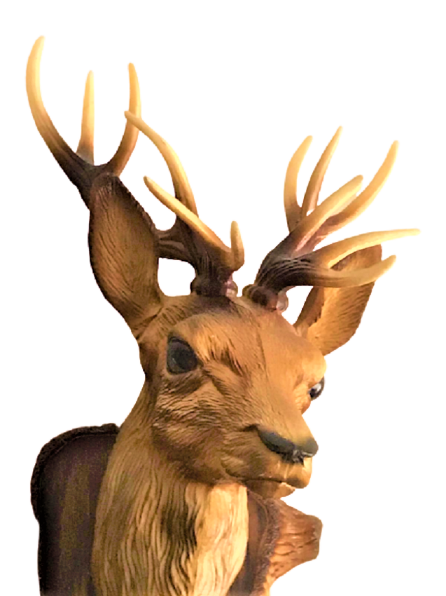 ALMAN MALI 1960 REGEN VERANDERLİJK BOYNUZLU GEYİK BAŞI  FÜGURLU BARAMETRE TERMOMETRO