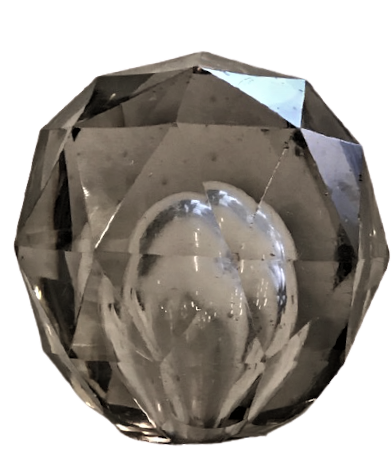 OSMANLI KRISTAL KESME KONAK  MERDİVEN TRABZAN BAŞI TAMAMEN EL YAPIMIDIR CATLAK KIRIR YOKDUR HASARSIZDIR