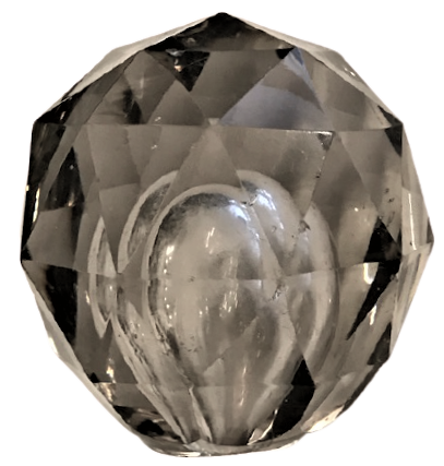 OSMANLI KRISTAL KESME KONAK  MERDİVEN TRABZAN BAŞI TAMAMEN EL YAPIMIDIR CATLAK KIRIR YOKDUR HASARSIZDIR