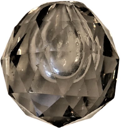 OSMANLI KRISTAL KESME KONAK  MERDİVEN TRABZAN BAŞI TAMAMEN EL YAPIMIDIR CATLAK KIRIR YOKDUR HASARSIZDIR