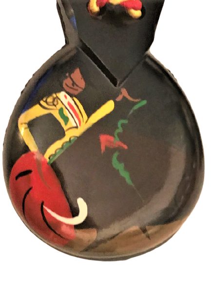 ORJİNAL İSPANYOL FLAMENKO RİTİM ALETİ  KASTANYET CİFT TİK AGACINDAN