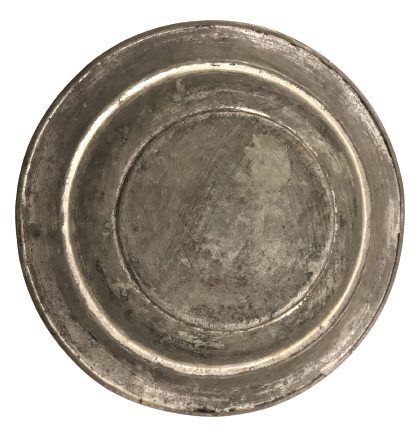  OSMANLI DAMGALI İKRAMLIK BAKIR EL DÖGME KALAYLANMIŞ İKRAM SUNUM  TABAK