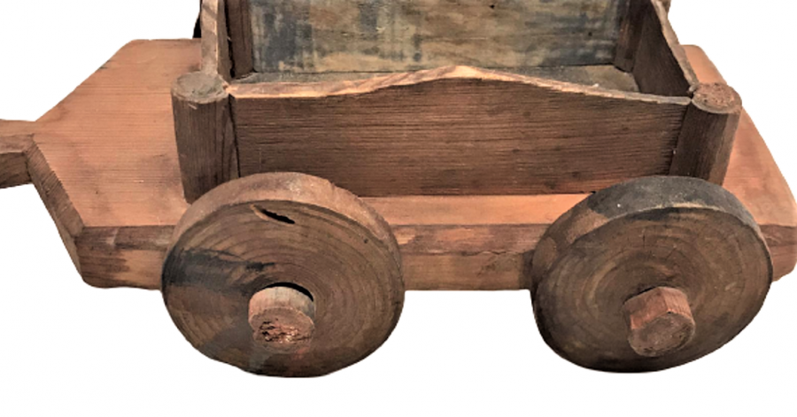 AHŞAP EYÜP CEKMELİ OYUNCAK COCUK ARABASI  TAMAMEN  GECME AHŞAP CİVİSİZ YAPILMIŞDIR 