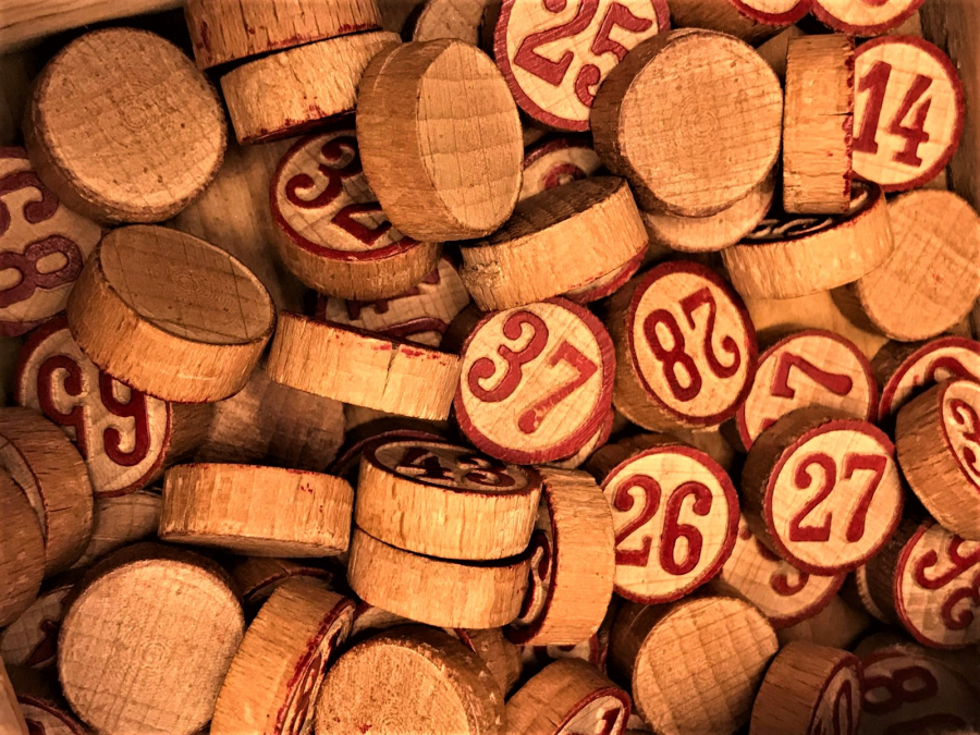 YENİ YIL ŞANS OYUNU TOMBALA TOMBOLA LOTTO LOTTERİA 1940 AHŞAP KUTUSUNDA 