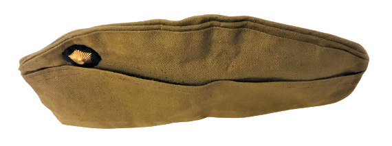  TC ASKER ŞAPKASI CUMHURİYET DÖNEMİ 1960 PİYADE NEFTELİ NEFTİ YEŞİLİ TEGMEN KAYIK ŞAPKA 