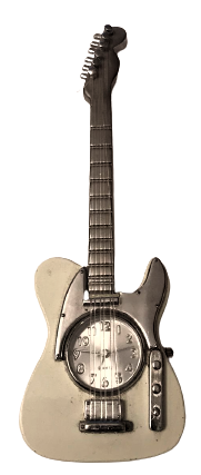 ELEKTRO GİTAR FORMUNDA QUARTZ  SAAT SORUNSUZ 