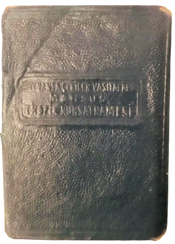 HAYVANLA CEKİLEN ARABALARA MAHSUS TRAFİK RUHSATNAMESİ 34 DZ 998 PLAKALI 1961 TARİHLİ AT ARABASI RUHSATI